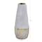 10&#x22; Regal Stone Decorative Vase with Gold Accents